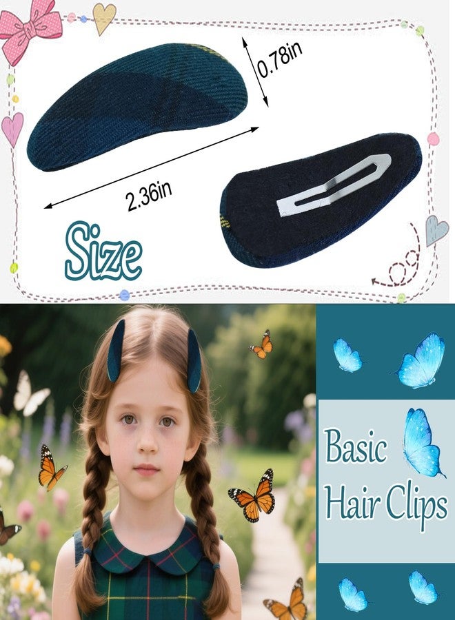 مجموعة من 6 قطع من إكسسوارات الشعر الموحدة للبنات، تتضمن مشبكين على شكل فيونكة للعودة إلى المدرسة، وربطتين شعر على شكل فيونكة بنقشة أذن الأرنب، ومشابك شعر، ومجموعة فيونكة شعر طويلة الذيل للفتيات الصغيرات (أخضر داكن، كحلي، أصفر، أحمر). - Image 5